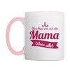 Mama wees allet - Tasse zweifarbig