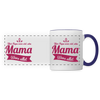 Mama wees allet - Tasse zweifarbig - Weiß/Kobaltblau