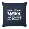Wenn's Mama wees - Sofakissen mit Füllung 44 x 44 cm - Navy