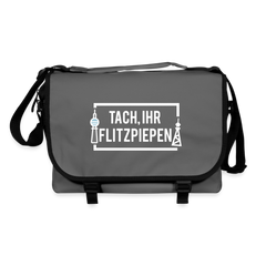 Tach ihr Flitzpiepen - weiß - Umhängetasche