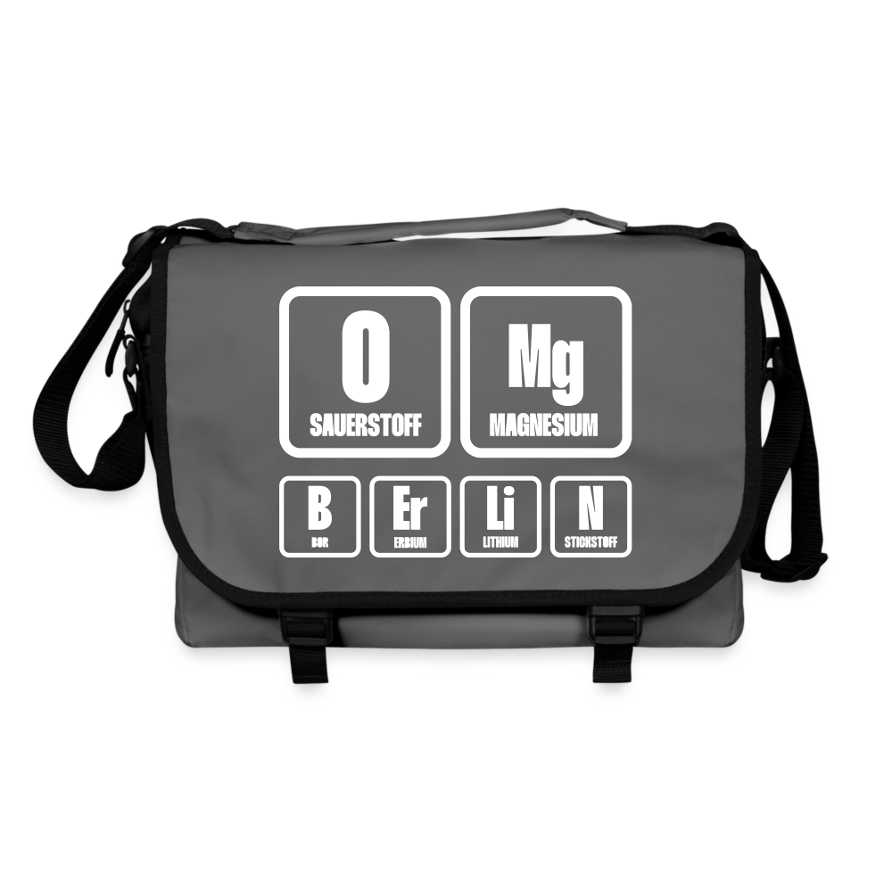 OMG Berlin - Umhängetasche - Graphit/Schwarz