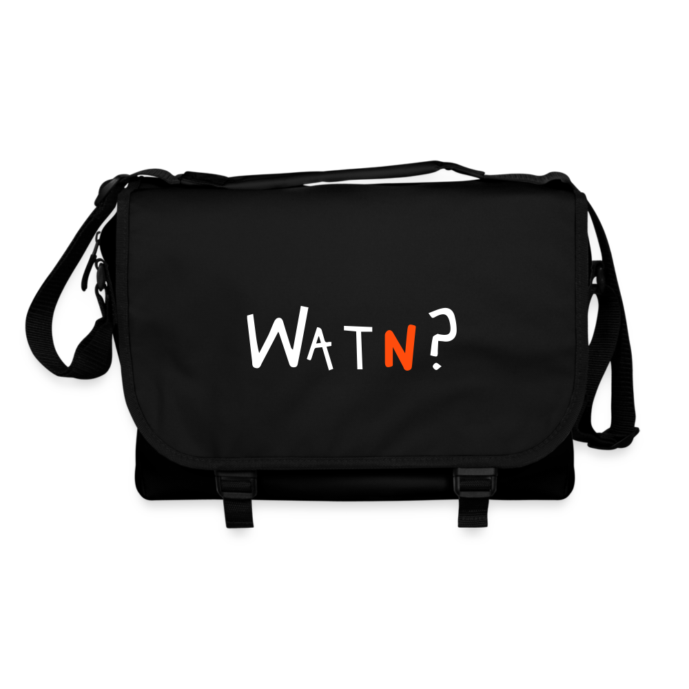 WATN? - Umhängetasche - Schwarz/Schwarz