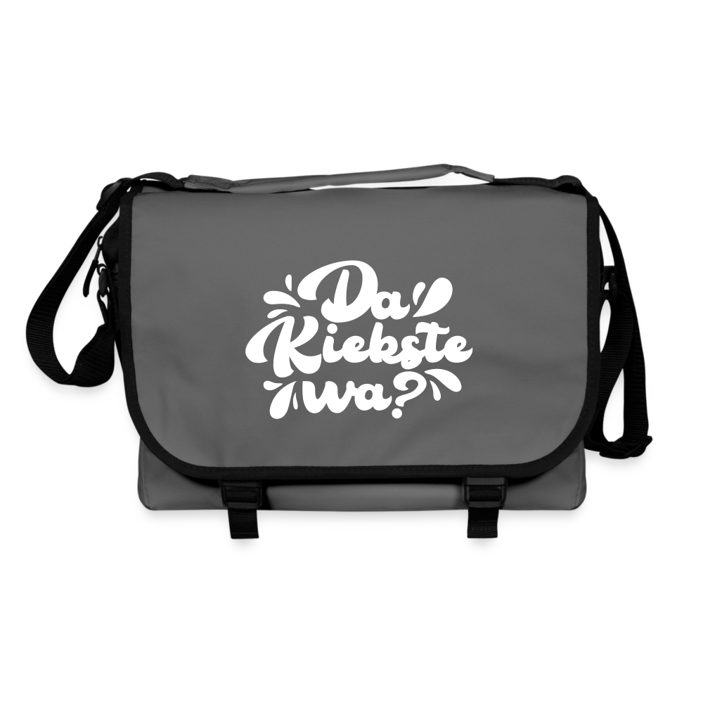 Kiekste - Umhängetasche - Graphit/Schwarz