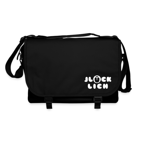 Jlücklich - Umhängetasche - Schwarz/Schwarz