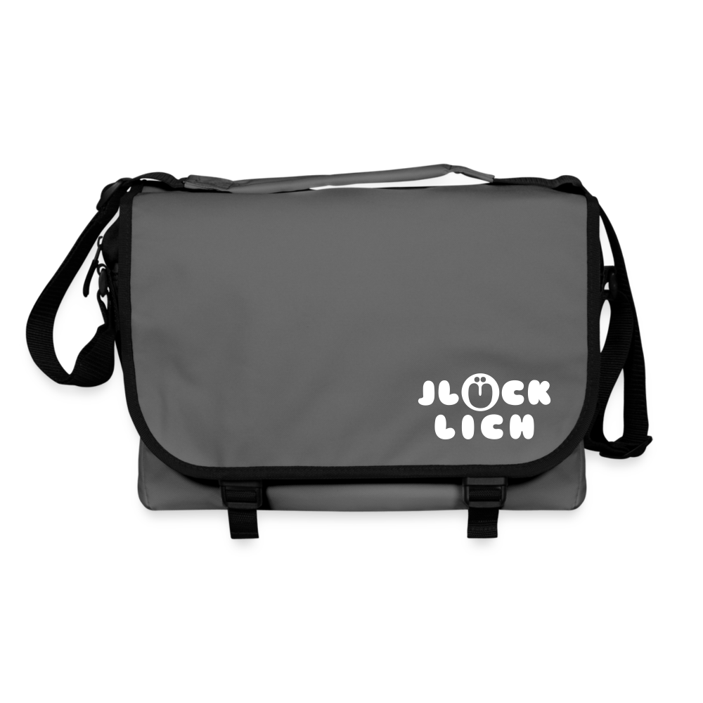 Jlücklich - Umhängetasche - Graphit/Schwarz