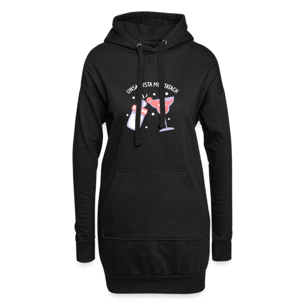unsa ersta Muttatach - Hoodie-Kleid - Schwarz