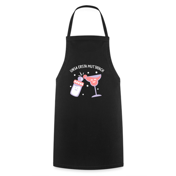 unsa ersta Muttatach - Kochschürze - Schwarz