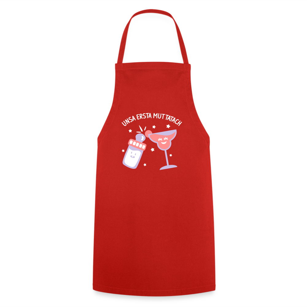 unsa ersta Muttatach - Kochschürze - Rot