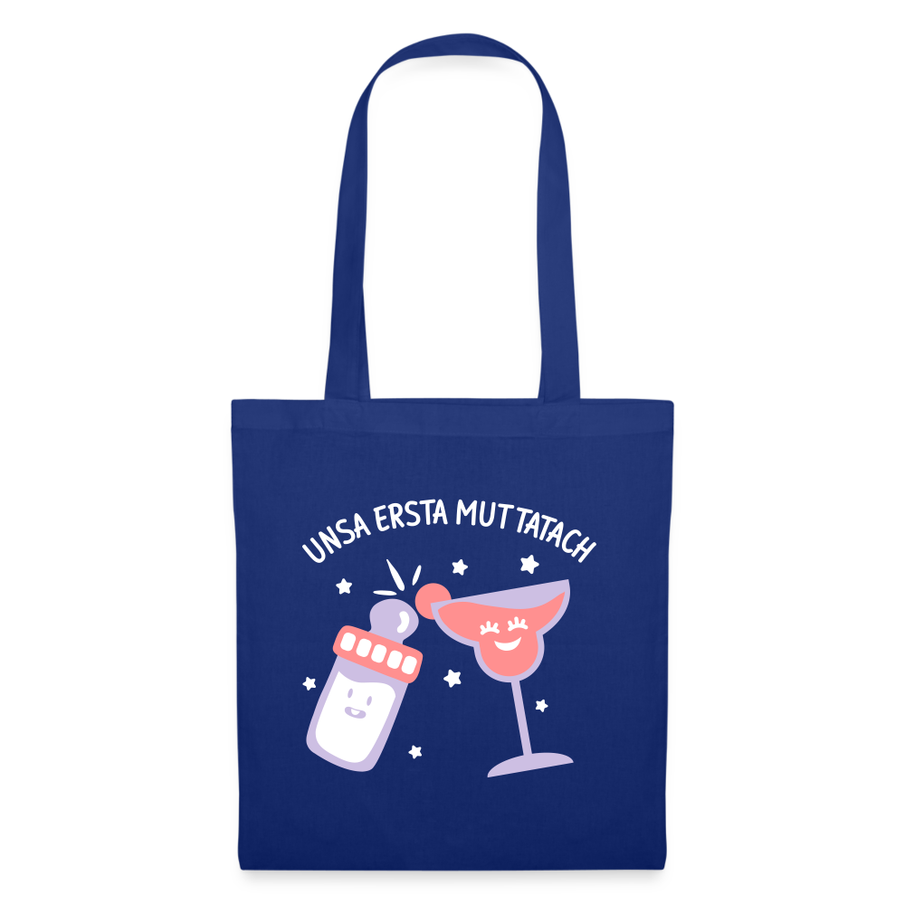 unsa ersta Muttatach - Stoffbeutel - Royalblau