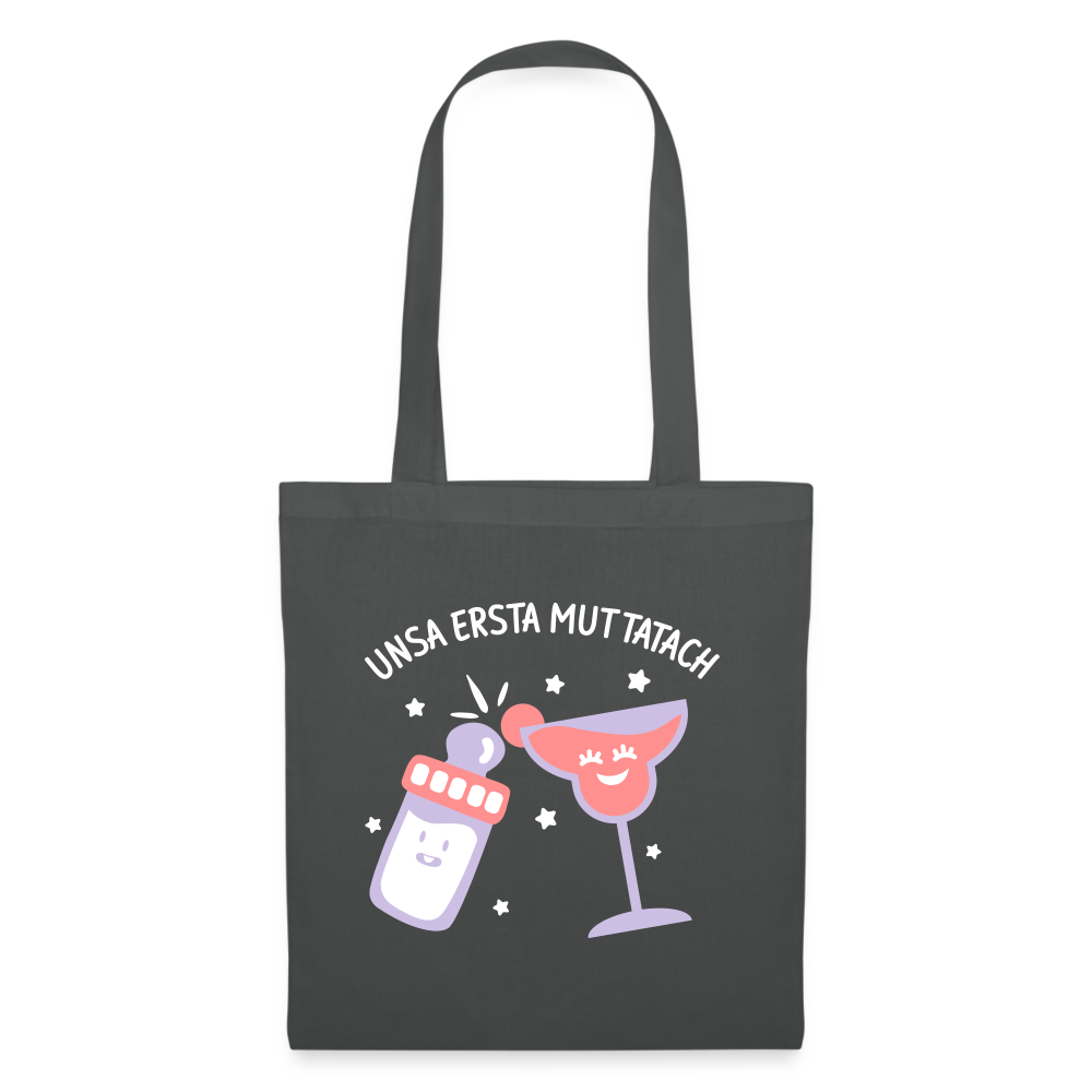 unsa ersta Muttatach - Stoffbeutel - Graphite